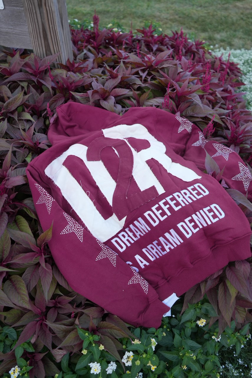 DNE ZIP-UP Maroon