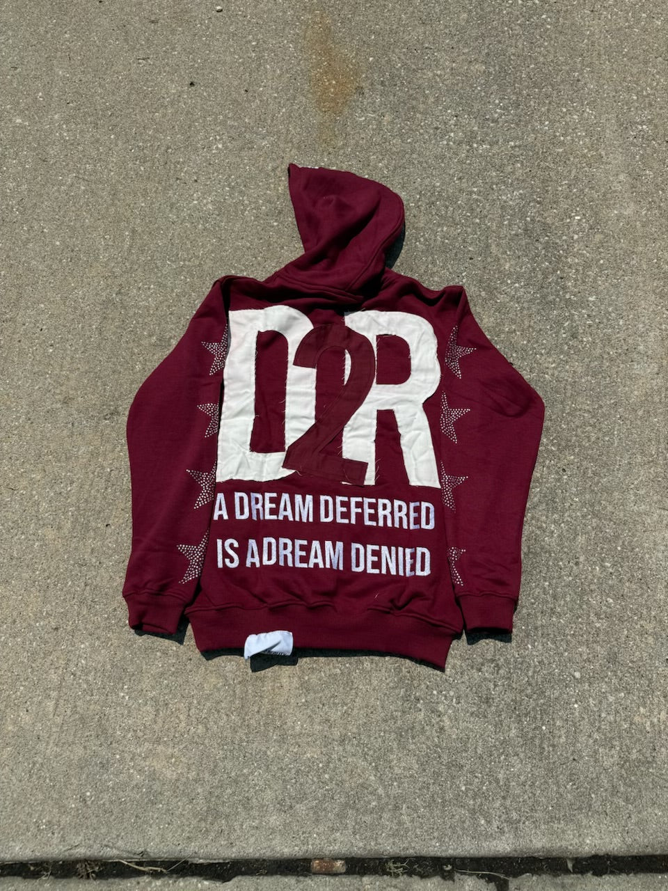 DNE ZIP-UP Maroon